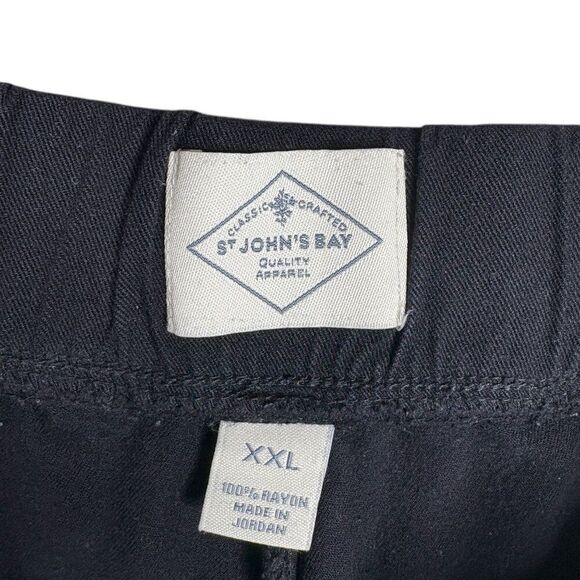 St. Johns Bay Wide Leg Gaucho Capri Pants Plus Size XXL - Picture 3 of 3